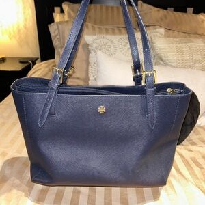 Tory Burch Navy Shoulder Purse